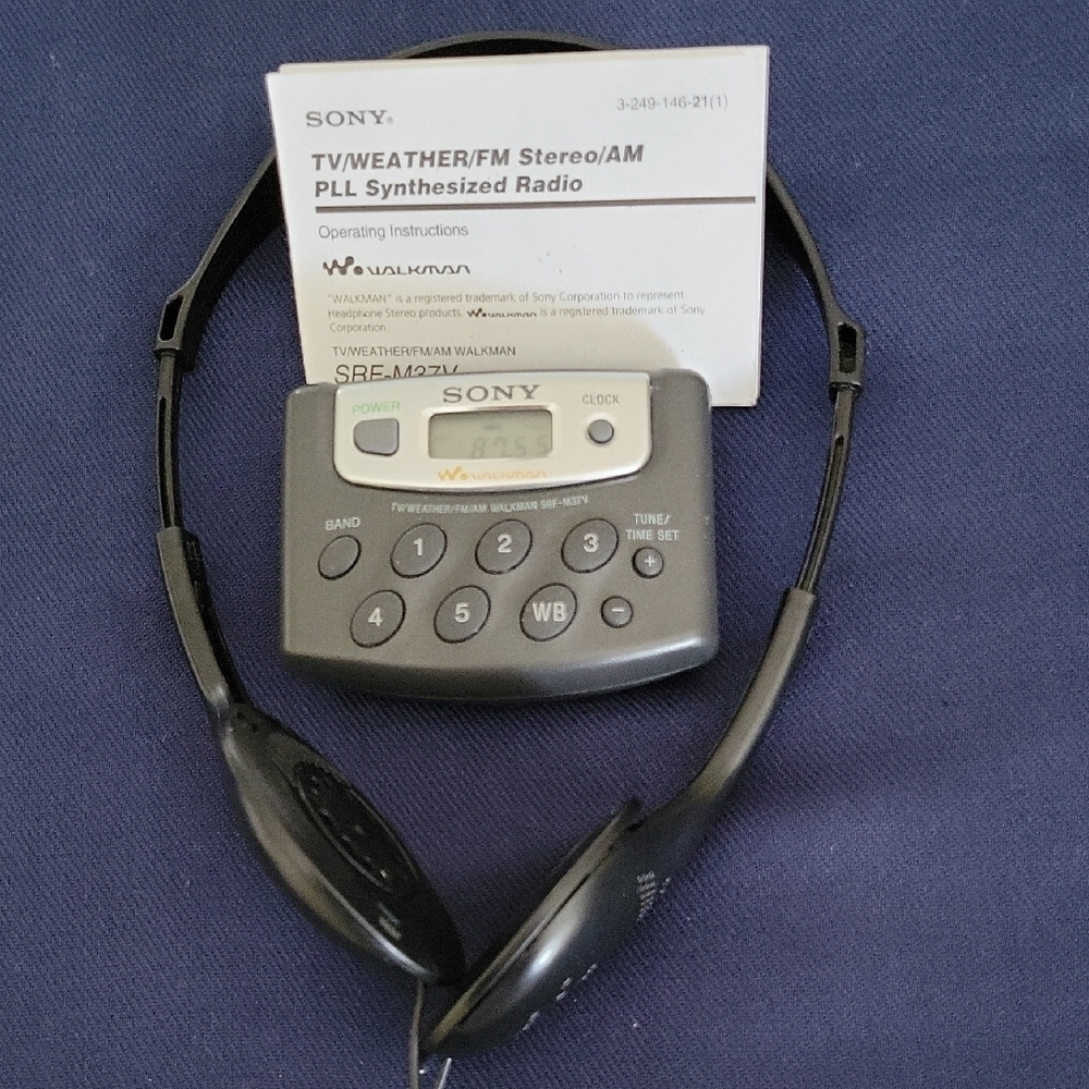 Sony Portable Radio with Headphones